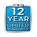 12 Year Warranty Logo - Relief Heating and Cooling, Greensboro, NC